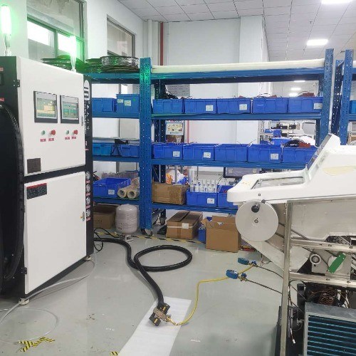 Manufacturing Plant R134a Gas Charging Pressure Refrigerant Charging Station With Vacuum Degree 5Pa-10Pa