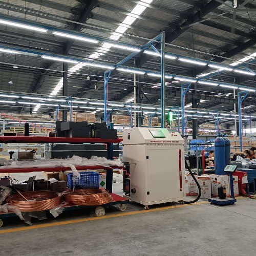 300KG R410A Auto Refriegrant Vacuum Filling Station for Smooth Refrigerator Operation